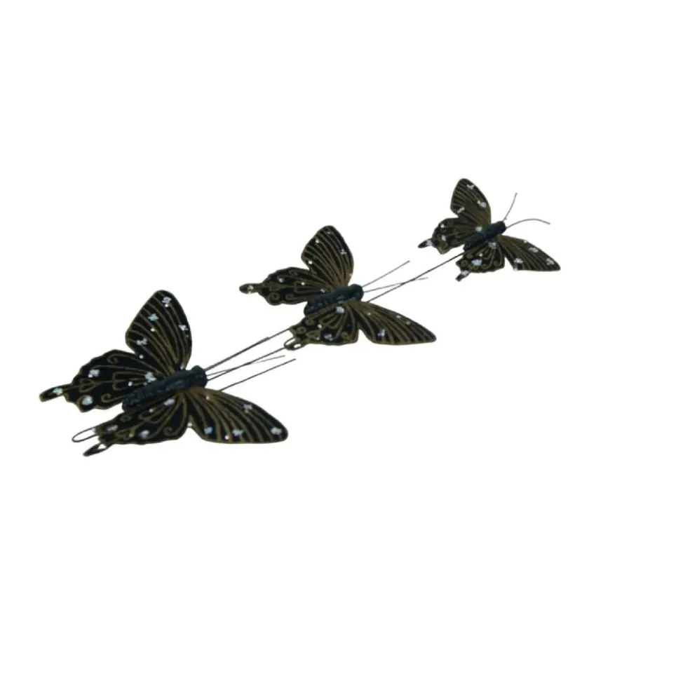 Glitter & Gold Butterfly Accents, 3ct. by Ashland®