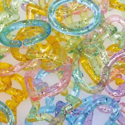 Glitter Pastel Mixed Shape Chain Links by Creatologyâ„¢