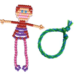 Glitter Pony Bead Lacing by Creatology™