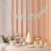 Glitter Silver Cheers to 25 Years Banner (Silver)