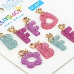 Glittery BFF Charms by Creatology™