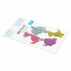 Glittery Dinosaur Charms by Creatology™