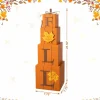 Glitzhome® 25.5" Double-Sided Wood Fall & Halloween Porch Décor