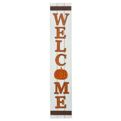 Glitzhome® 42" Fall Wooden Welcome Porch Sign