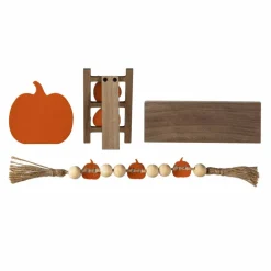 Glitzhome® Fall Wood Word Signs Table Décor Set