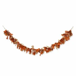 Glitzhome® 6ft. Fall Plaid Fabric Garland