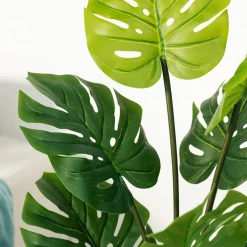Glitzhome® 3.5ft. Faux Monstera in Pot