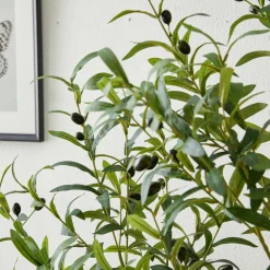 Glitzhome® 6ft. Potted Faux Olive Tree