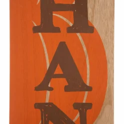 Glitzhome® 3.5ft. Thanksgiving Wooden Pumpkin Porch Sign