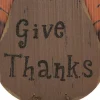 Glitzhome® 'Give Thanks' Turkey Hanging Wall Décor