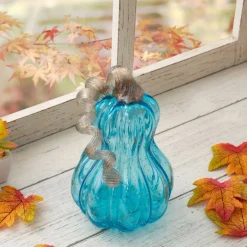 Glitzhome® Glass Gourd, Blue