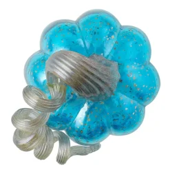 Glitzhome® Glass Pumpkin, Blue
