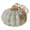 Glitzhome® Gray Marble Glass Pumpkin Set