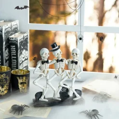 Glitzhome® 10.5" Halloween Dancing Skeleton Table Décor