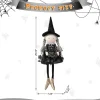Glitzhome® 29" Halloween Fabric Dressed Witch Sitter
