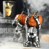 Glitzhome® 5.75" Halloween Skeleton Pumpkin Table Décor Set