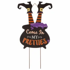32" Glitzhome® Halloween Witch Yard Stake
