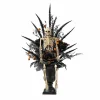 Glitzhome® 22"H Halloween Black Rose, Skeleton and Berry Urn Table Tree