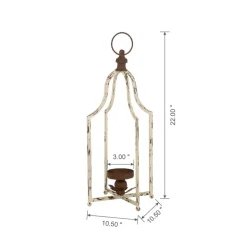 Glitzhome® Large Farmhouse Metal Lantern