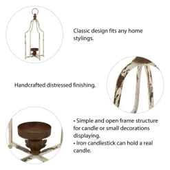 Glitzhome® Large Farmhouse Metal Lantern