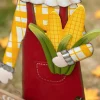 Glitzhome® 37.25" Metal Scarecrow Yard Stake/Standing/Hanging Sign