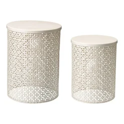 Glitzhome® Multi-Functional Metal Accent Table Set