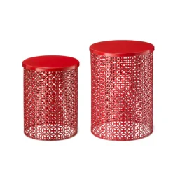 Glitzhome® Multi-Functional Metal Accent Table Set