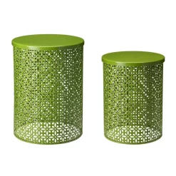 Glitzhome® Multi-Functional Metal Accent Table Set