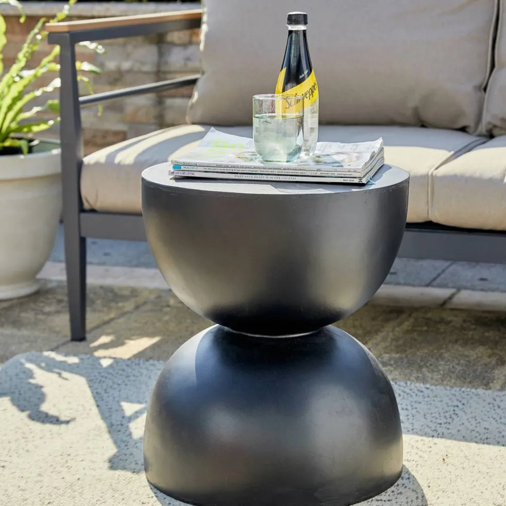 Glitzhome® 18" Multi-Functional Terrazzo Garden Stool