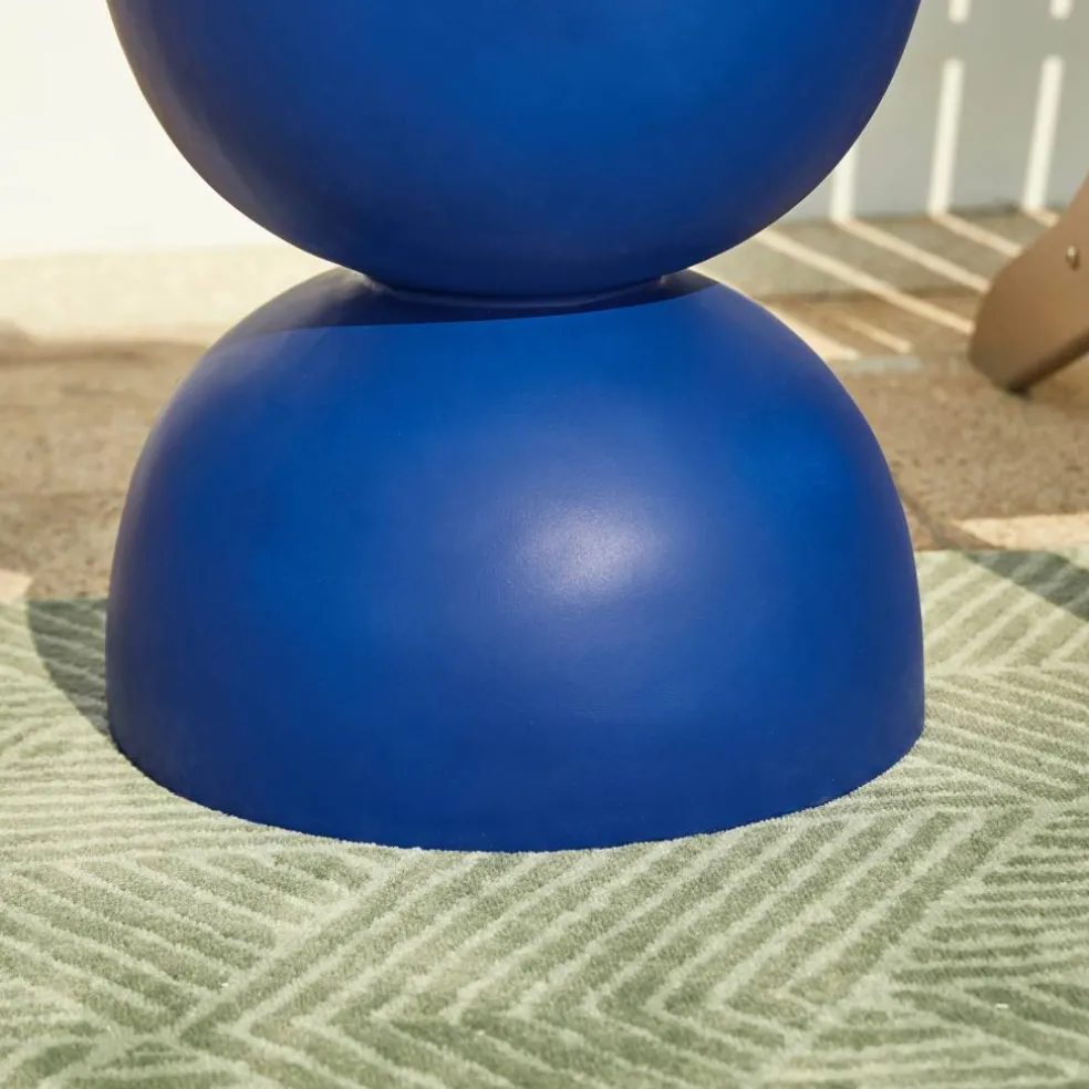 Glitzhome® 18" Multi-Functional Terrazzo Garden Stool