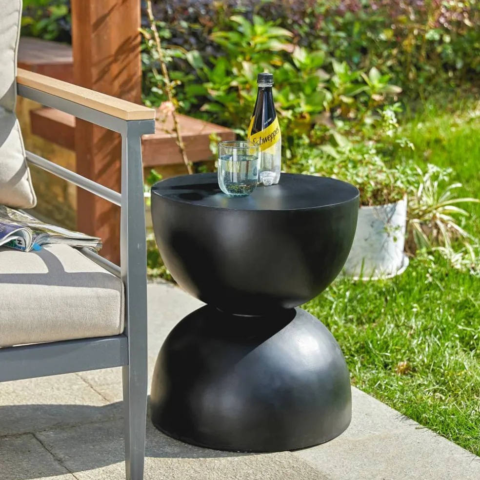 Glitzhome® 18" Multi-Functional Terrazzo Garden Stool