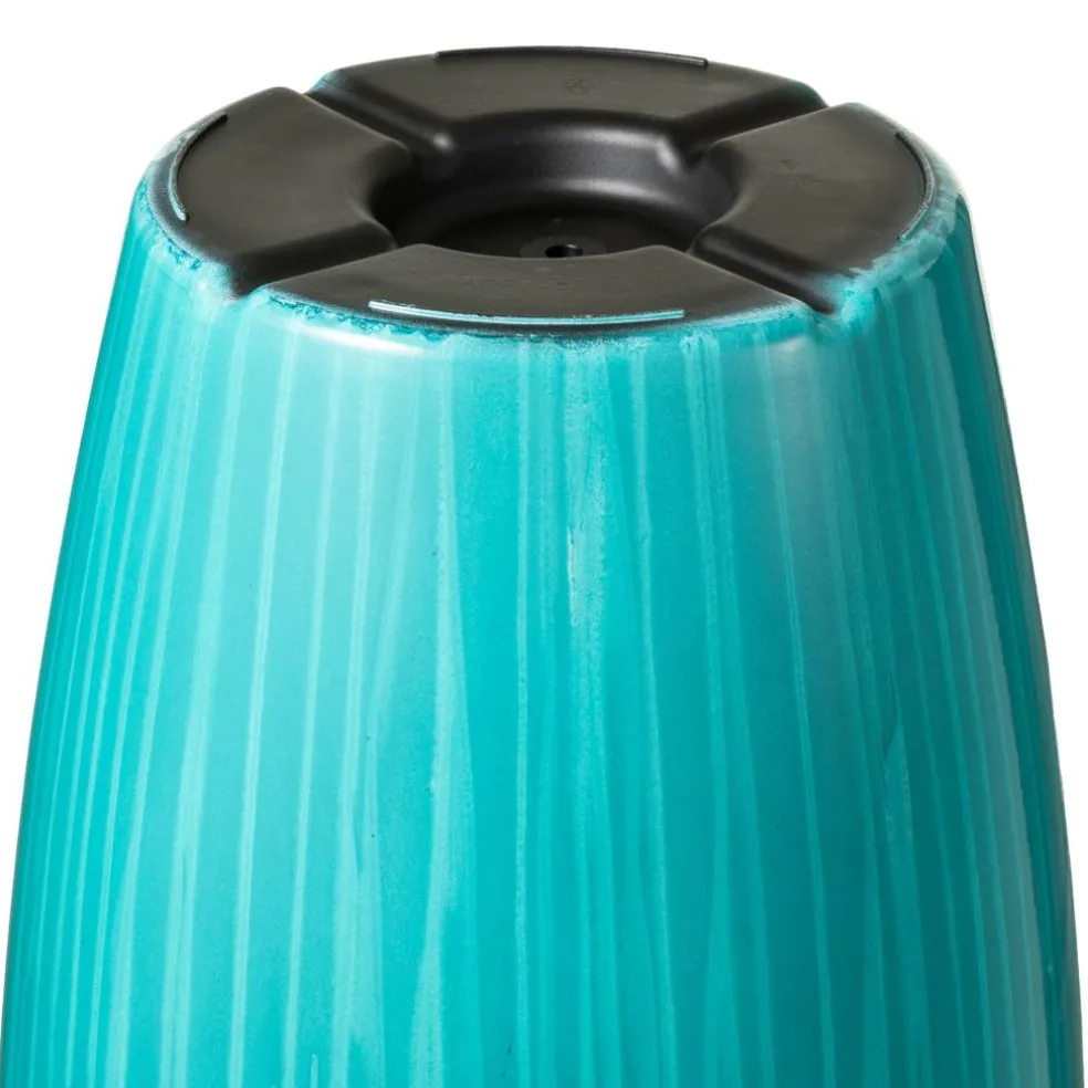 Glitzhome® Oversized Gradient Faux Ceramic Tall Plastic Planters, 2ct.