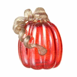 Glitzhome® Red Glitter Glass Gourd
