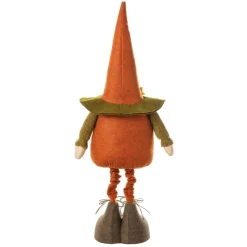 Glitzhome® Telescoped Fabric Fall Gnome Standing Décor