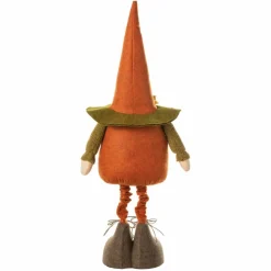 Glitzhome® Telescoped Fabric Fall Gnome Standing Décor