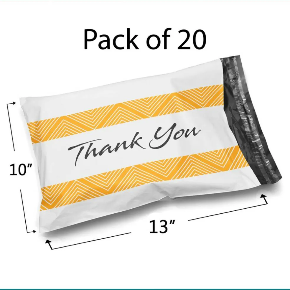 Glossy Design Poly Mailer Envelopes 10" x 13" Multi design, Weight 0.25 to 1 Ib