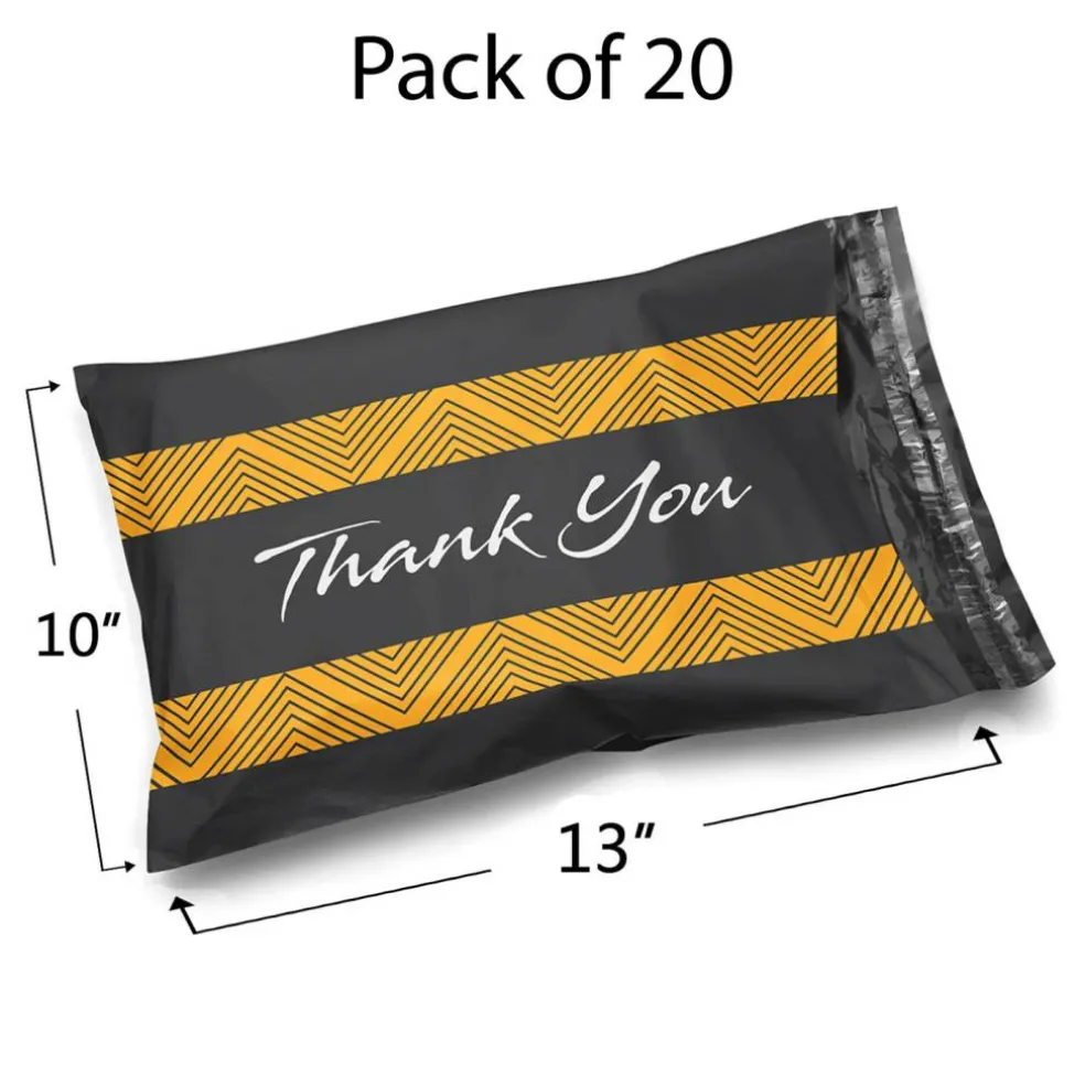 Glossy Design Poly Mailer Envelopes 10" x 13" Multi design, Weight 0.25 to 1 Ib