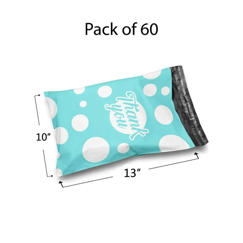 Glossy Design Poly Mailer Envelopes 10" x 13" Multi design, Weight 0.25 to 1 Ib