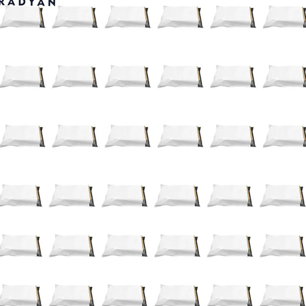 Glossy White Poly Bag Mailer Envelopes | RADYAN