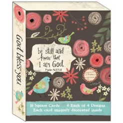 God Bless You - Boxed Note Card Assortment - 20 Cards & 20 Envelopes