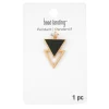 Gold & Black Overlap Triangle Pendant by Bead Landing™