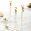 Gold & Clear Heart Bubble Wands by Celebrate It™ 100ct.