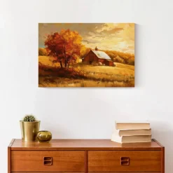 Golden Hour Fall Farmhouse 18