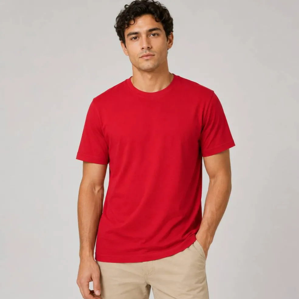 Golden Soft Touch Crewneck T-Shirt Everyday Comfort Wear