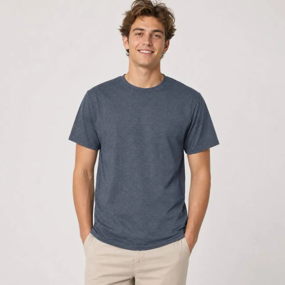 Golden Soft Touch Crewneck T-Shirt Everyday Comfort Wear