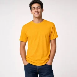 Golden Soft Touch Crewneck T-Shirt Everyday Comfort Wear