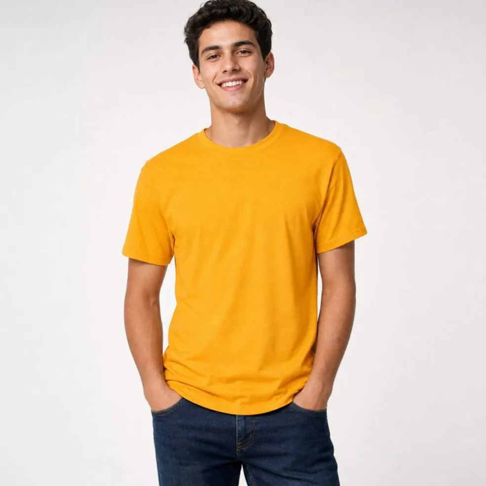 Golden Soft Touch Crewneck T-Shirt Everyday Comfort Wear