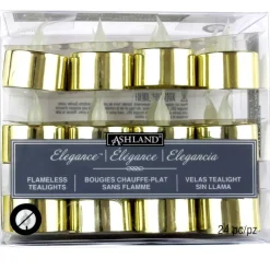 Gold Flameless Tealights By Ashland®