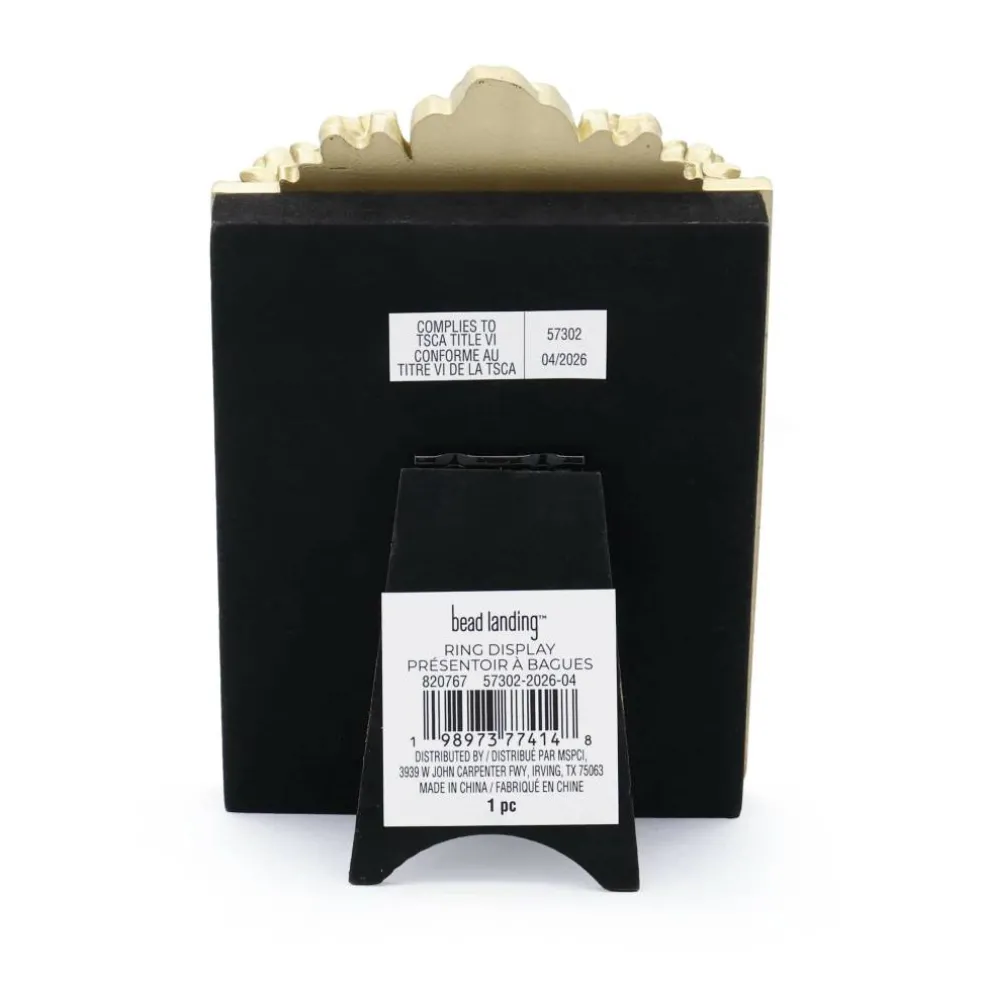 5.5" Gold Frame Ring Display by Bead Landing™