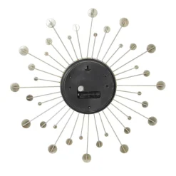 Gold Glam Metal Wall Clock